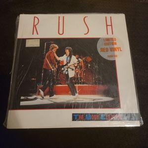 RUSH ~THE BODY ELECTRIC 10-INCH RED COLORED VINYL LP IN SHRINK WITH STICKER 1984